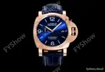 Panerai Luminor Series RG/LE Blu/Blu VSF Automatic PAM01112