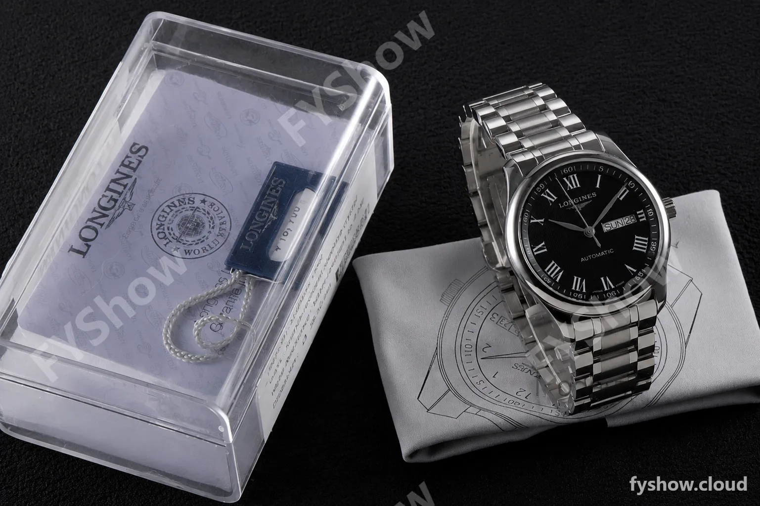 Longines Conquest Classic Series SS/SS Blk VSF Automatic L2.910.4.51.6 - Image 3