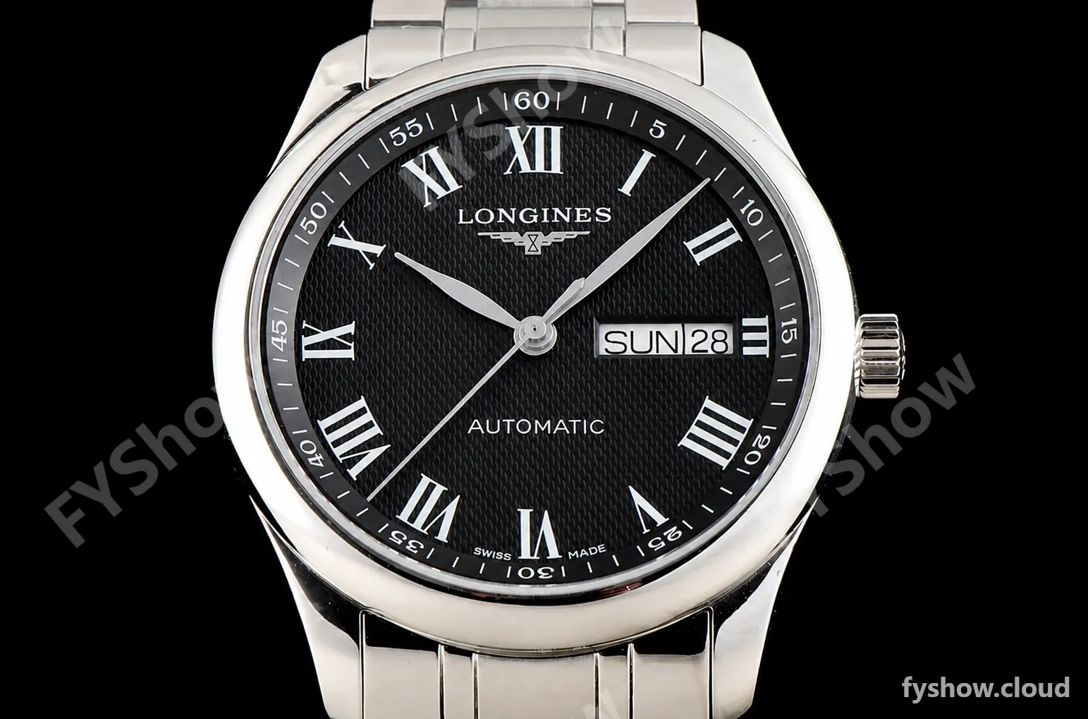 Longines Conquest Classic Series SS/SS Blk VSF Automatic L2.910.4.51.6 - Image 5