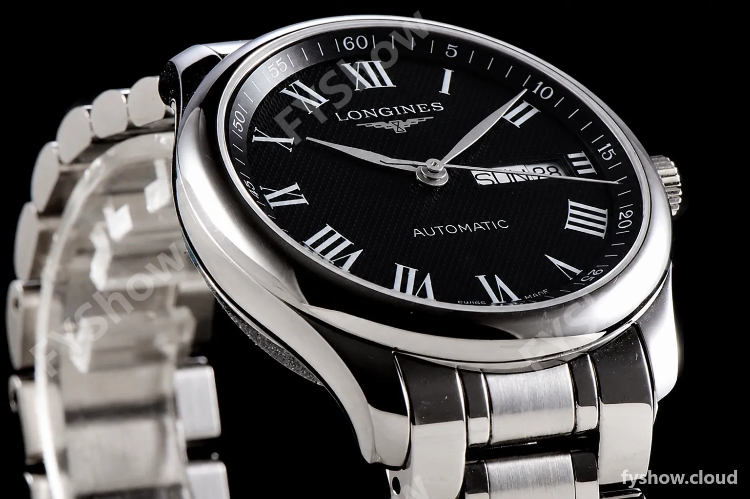 Longines Conquest Classic Series SS/SS Blk VSF Automatic L2.910.4.51.6 - Image 6