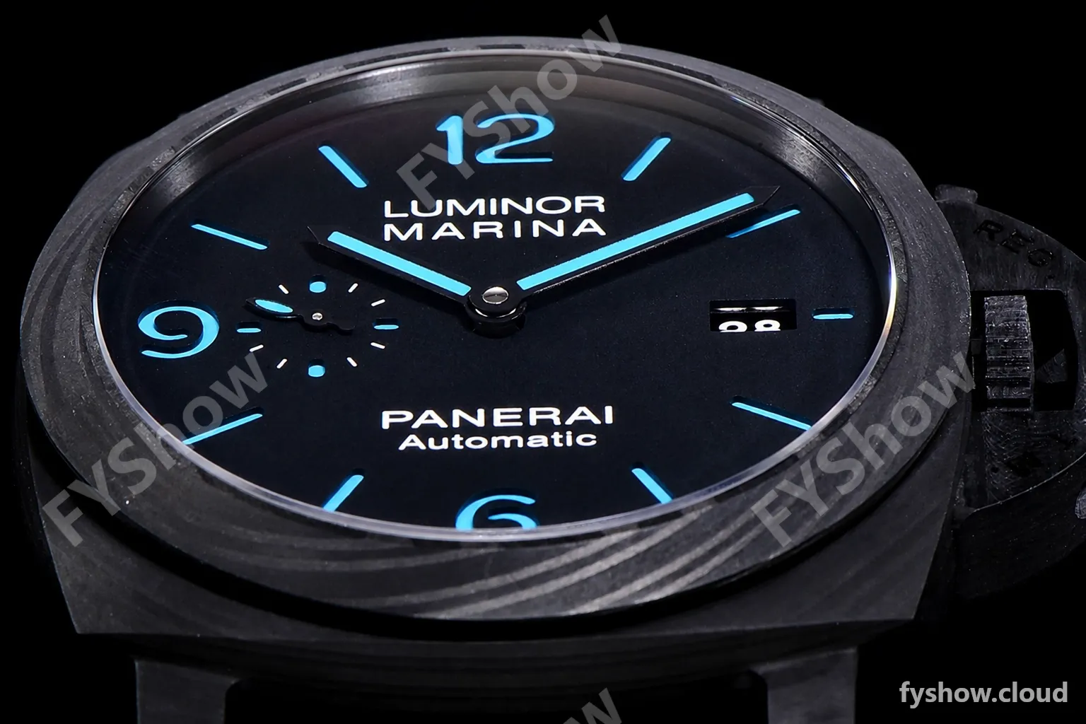 Panerai Luminor Series Carbon SS/LE Blk/Blk VSF Automatic PAM01661 - Image 4