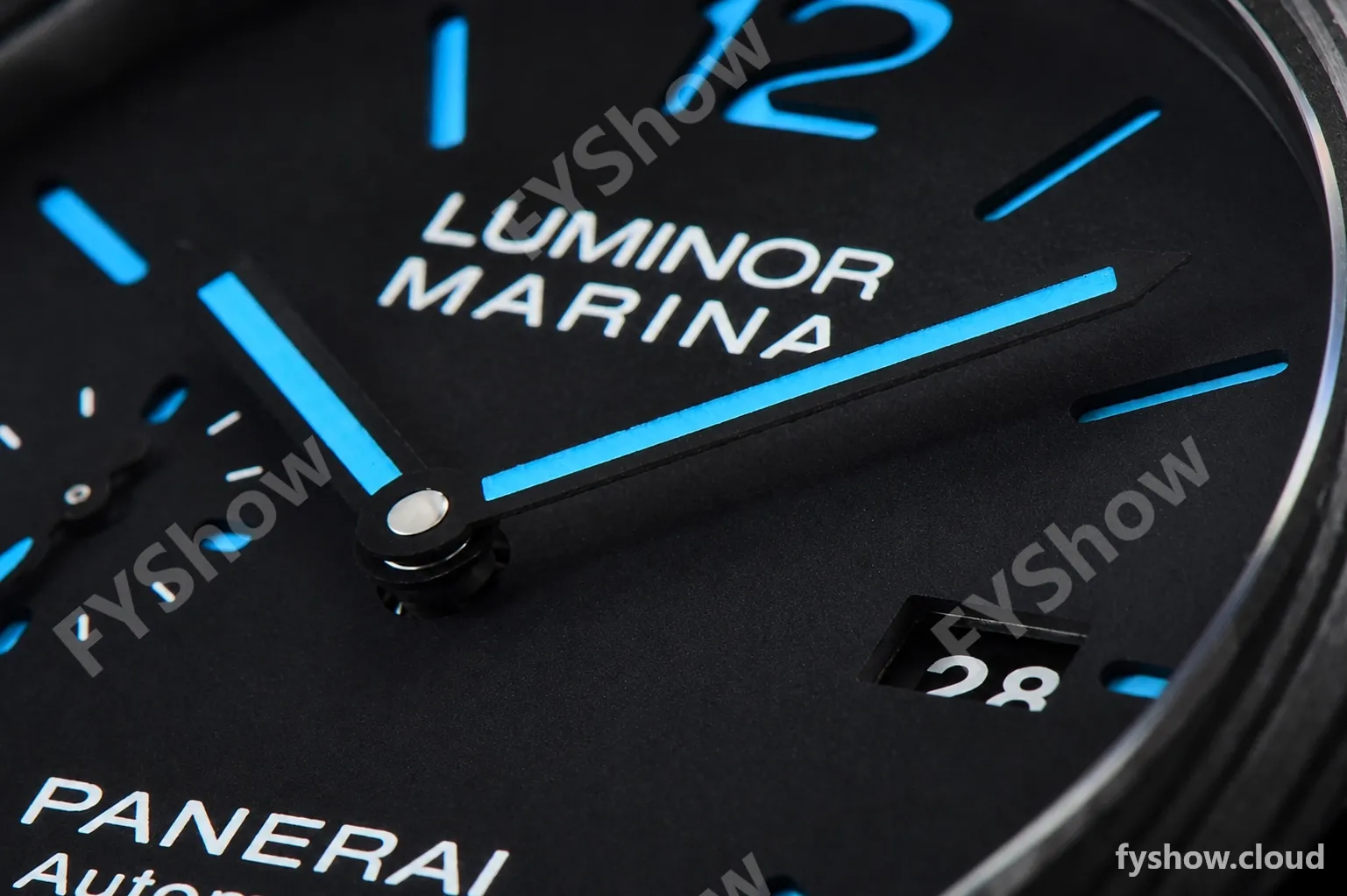 Panerai Luminor Series Carbon SS/LE Blk/Blk VSF Automatic PAM01661 - Image 12