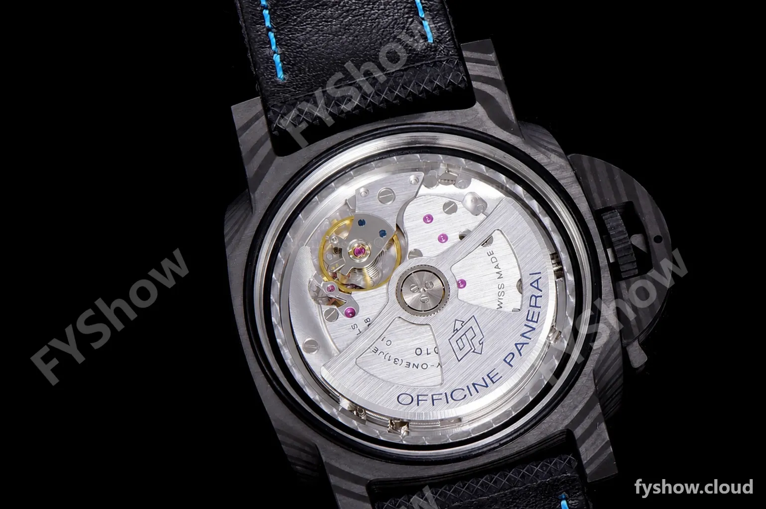Panerai Luminor Series Carbon SS/LE Blk/Blk VSF Automatic PAM01661 - Image 17