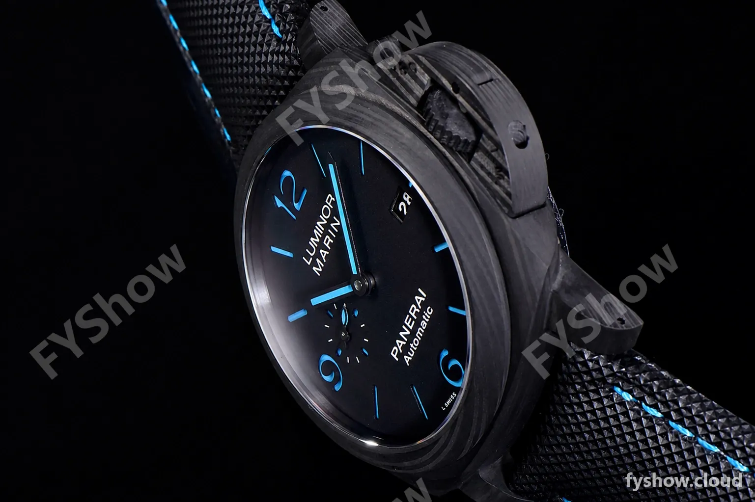 Panerai Luminor Series Carbon SS/LE Blk/Blk VSF Automatic PAM01661 - Image 22