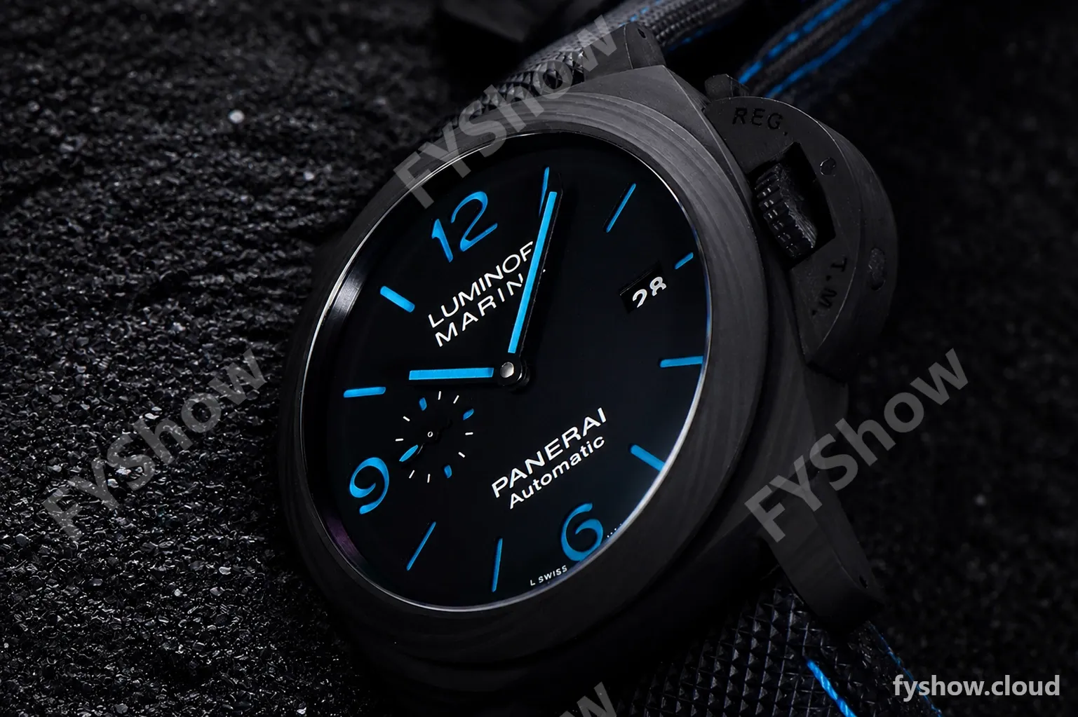 Panerai Luminor Series Carbon SS/LE Blk/Blk VSF Automatic PAM01661 - Image 23