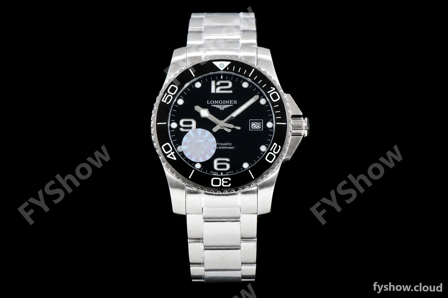 Longines Conquest Classic Series Sports SS/SS Blk/Blk ZFF Automatic L3.781.4.56.6