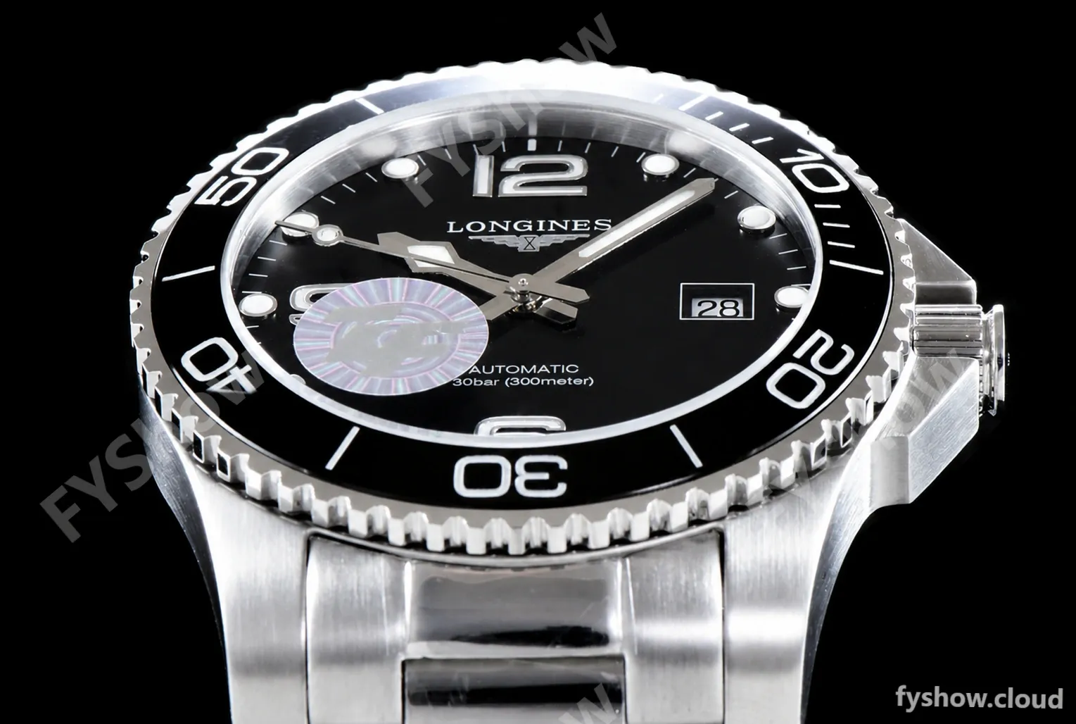 Longines Conquest Classic Series Sports SS/SS Blk/Blk ZFF Automatic L3.781.4.56.6 - Image 3