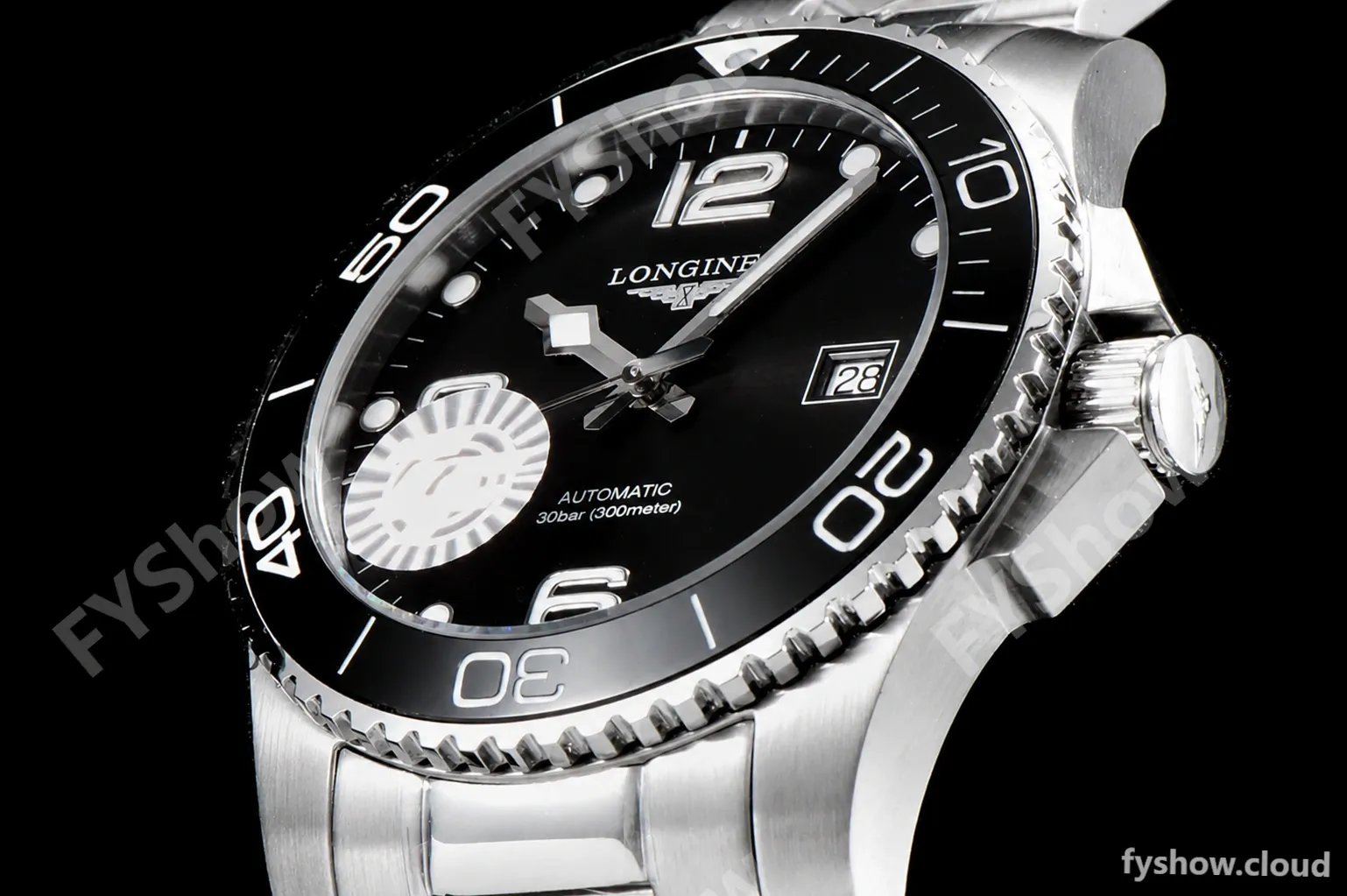 Longines Conquest Classic Series Sports SS/SS Blk/Blk ZFF Automatic L3.781.4.56.6 - Image 6