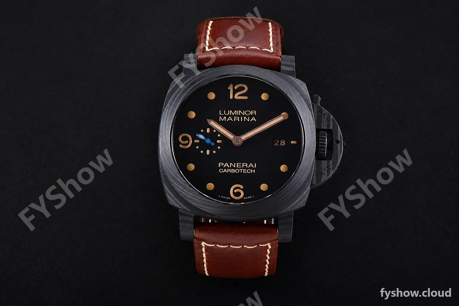 Panerai Luminor 1950 Series CF/LE Blk/Bro VSF Automatic PAM00661