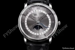 Blancpain Villeret SS/LE Gra/Blk Sapphire OMF Automatic 6654-1113-55B