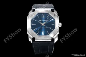 Bvlgari OCTO Series SS/LE Blu/Blk BVF Automatic 102429 BGO38C3SLD