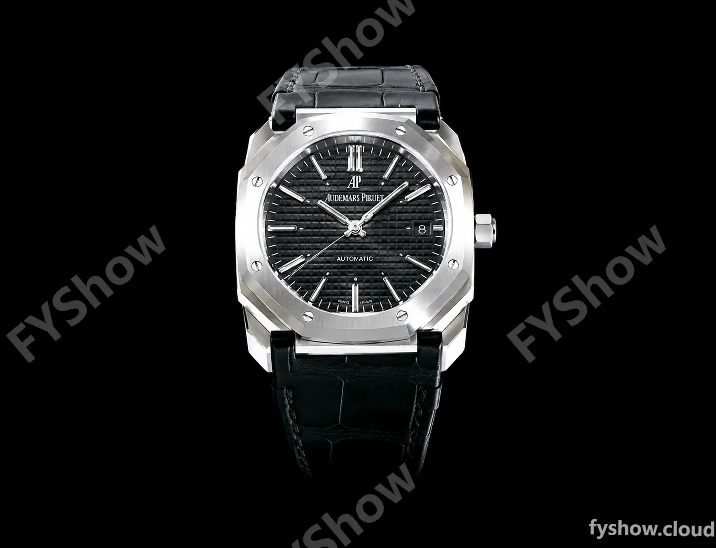Bvlgari OCTO Series SS/LE Blk/Blk BVF Automatic 101964 BGO41BSLD