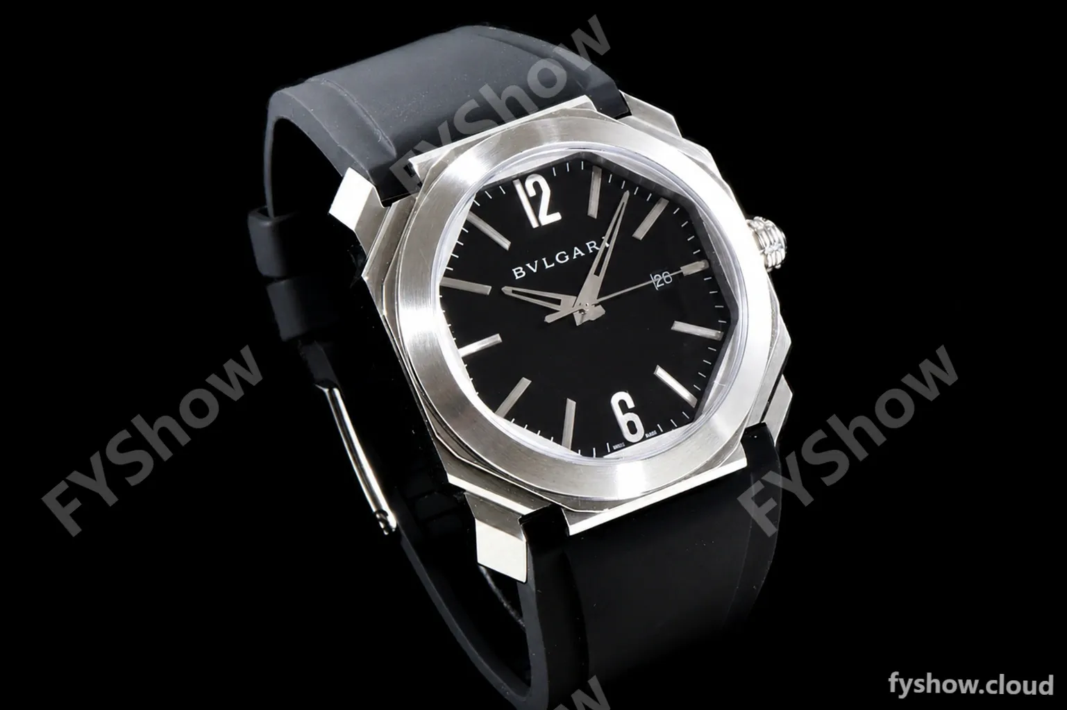 Bvlgari OCTO Series SS/RU Blk/Blk BVF Automatic 101964 BGO41BSLD - Image 2