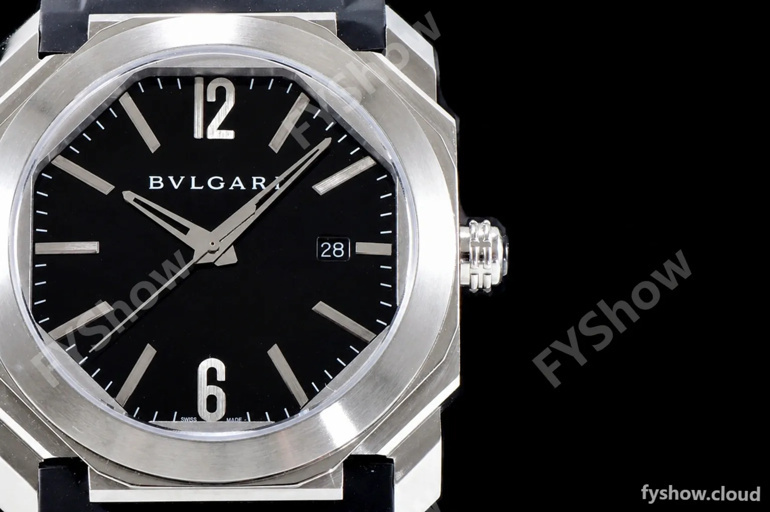 Bvlgari OCTO Series SS/RU Blk/Blk BVF Automatic 101964 BGO41BSLD - Image 3
