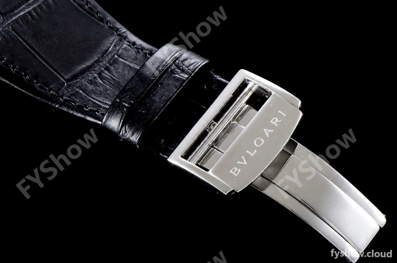 Bvlgari OCTO Series SS/LE Blu/Blk BVF Automatic 102429 BGO38C3SLD - Image 8