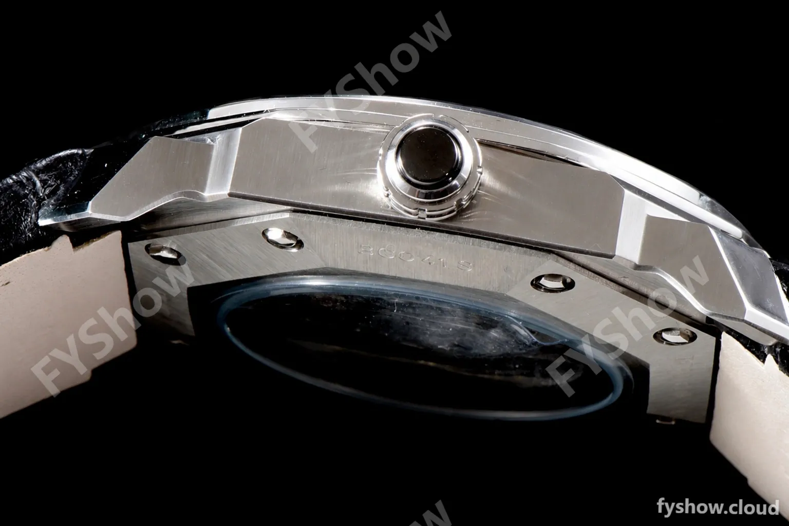 Bvlgari OCTO Series SS/LE Blu/Blk BVF Automatic 102429 BGO38C3SLD - Image 10