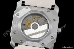Bvlgari OCTO Series SS/LE Wht/Bro BVF Automatic 101964 BGO41BSLD