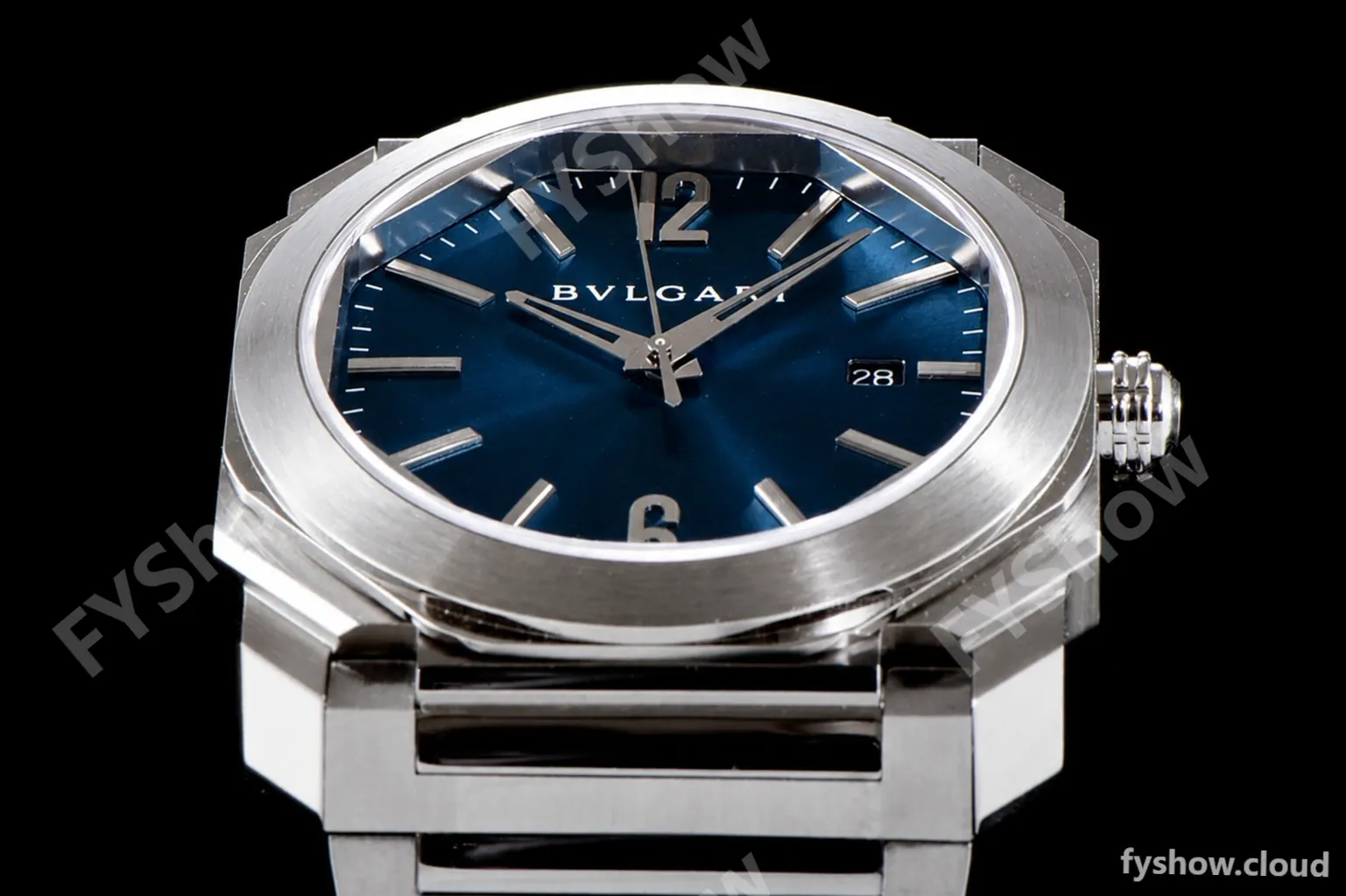 Bvlgari OCTO Series SS/SS Blu BVF Automatic 102031 102105 BGO38C3SSD - Image 2