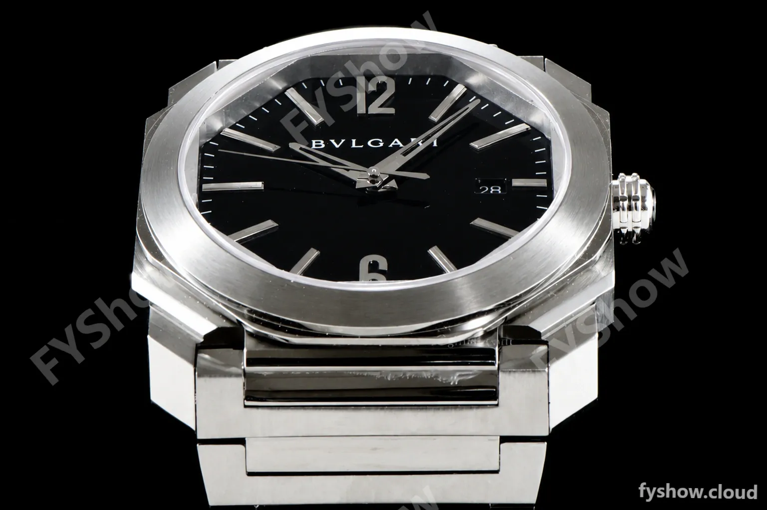 Bvlgari OCTO Series SS/SS Blk BVF Automatic 102031 BGO41BSSD - Image 4
