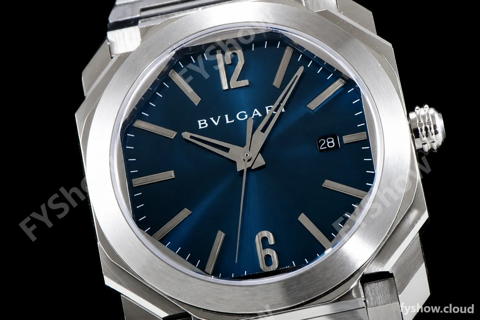 Bvlgari OCTO Series SS/SS Blu BVF Automatic 102031 102105 BGO38C3SSD - Image 4