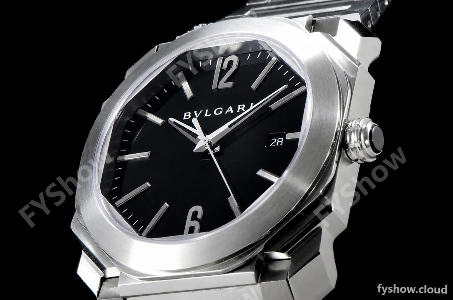 Bvlgari OCTO Series SS/SS Blk BVF Automatic 102031 BGO41BSSD - Image 7