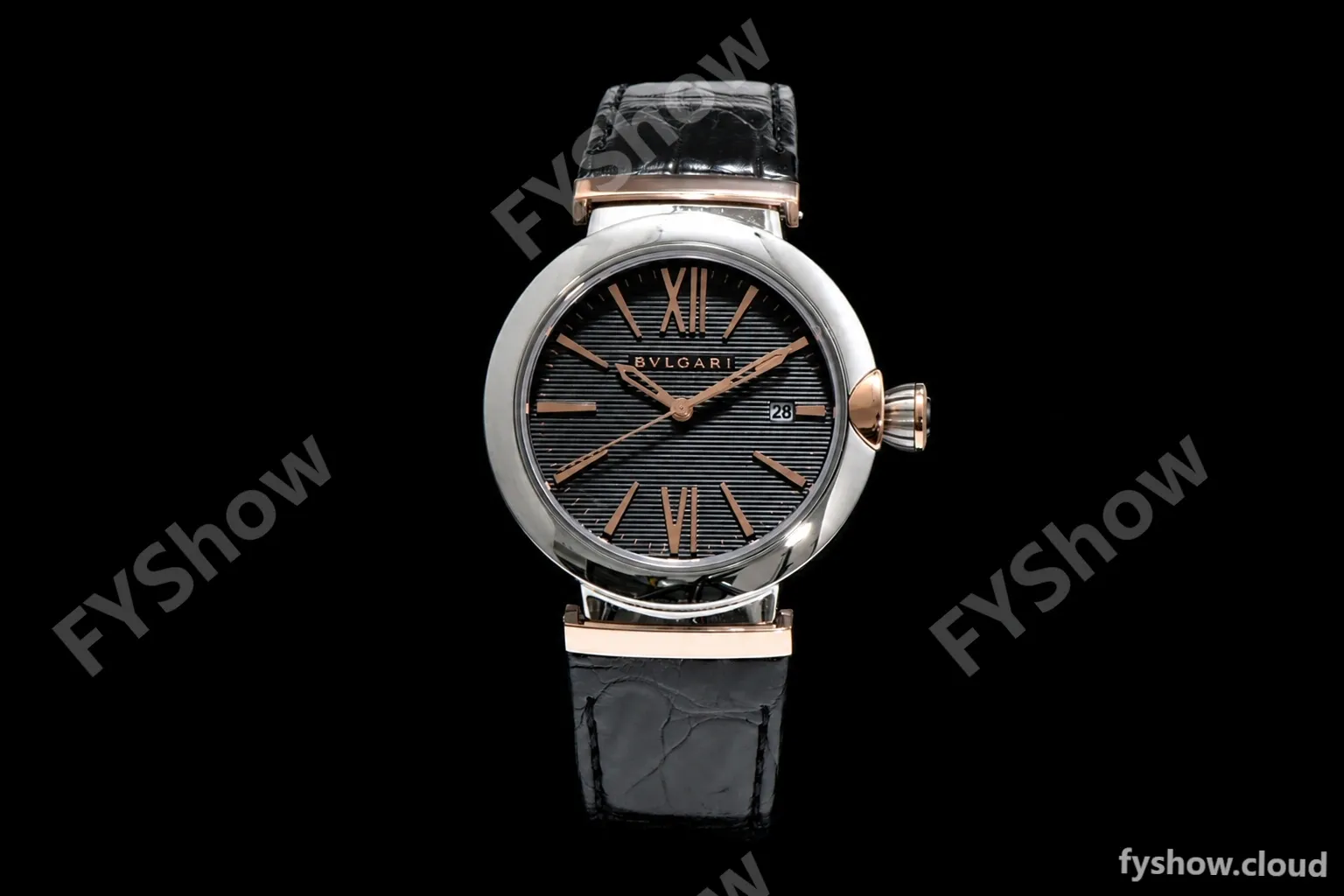 Bvlgari LVCEA Series RG/LE blk/Blk TT BVF Automatic - Image 2