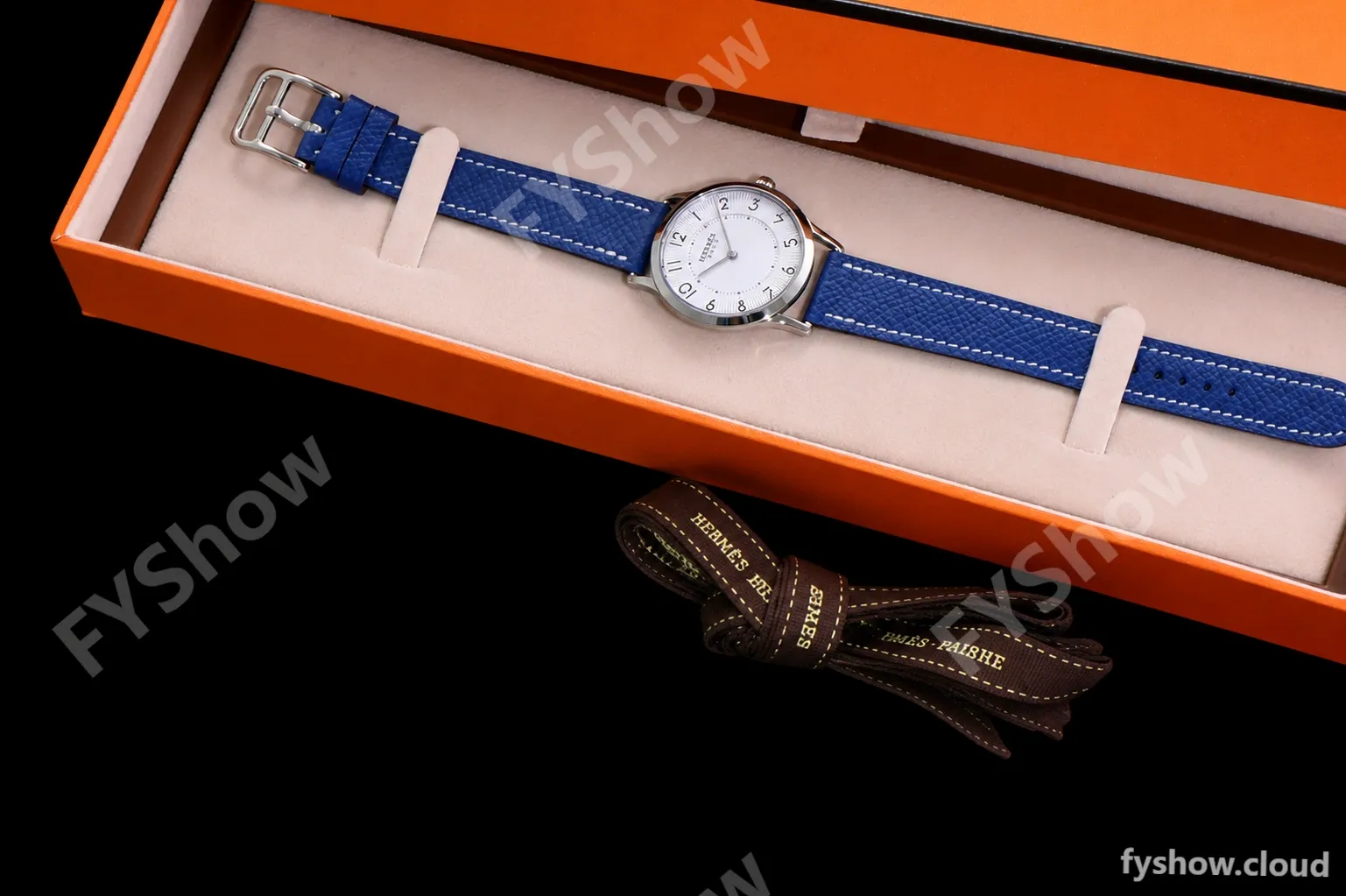 Hermes Slim D Series SS/LE BVF Wht/Blu Quartz