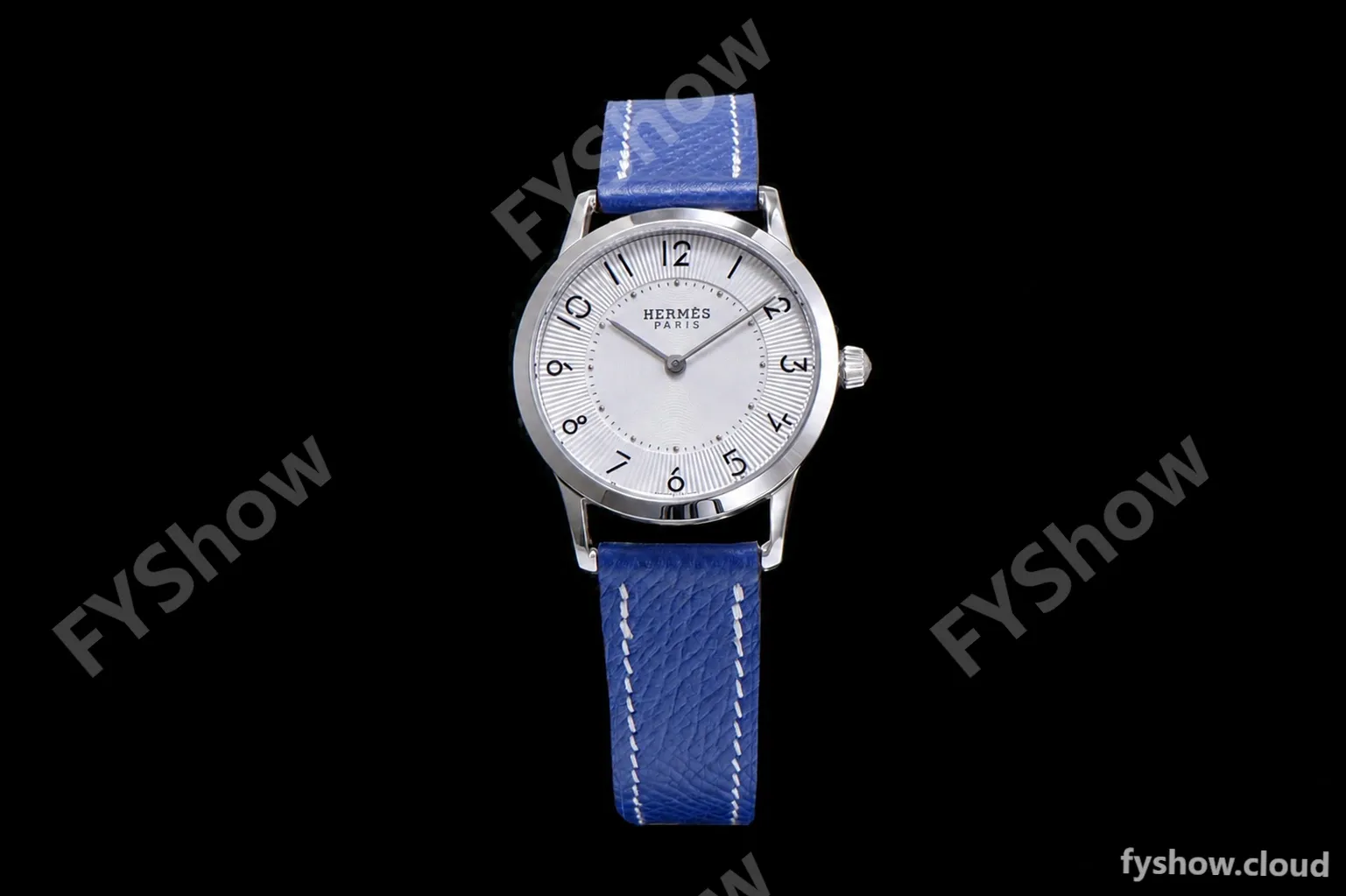 Hermes Slim D Series SS/LE BVF Wht/Blu Quartz - Image 2