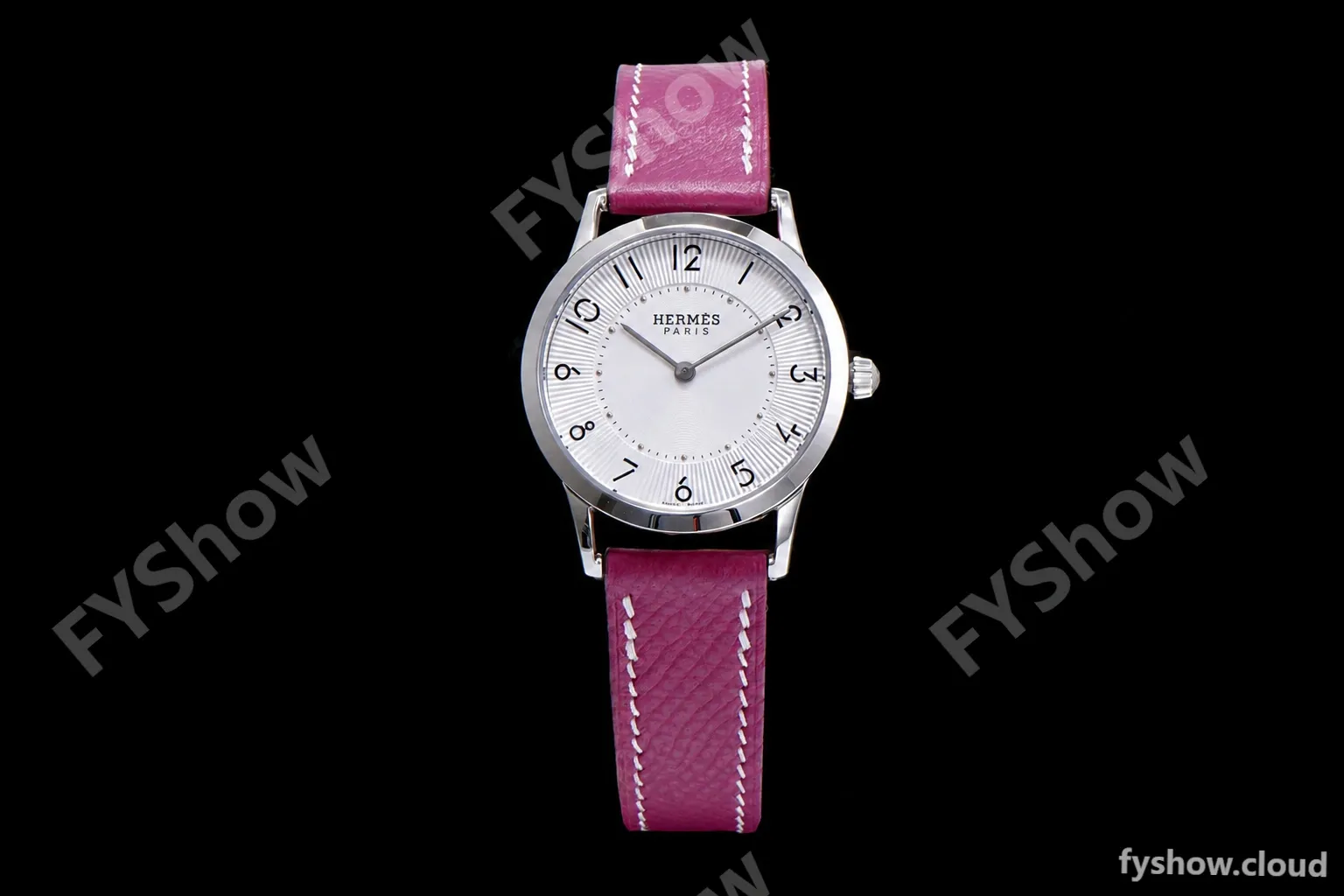 Hermes Slim D Series SS/LE BVF Wht/Red Quartz - Image 2