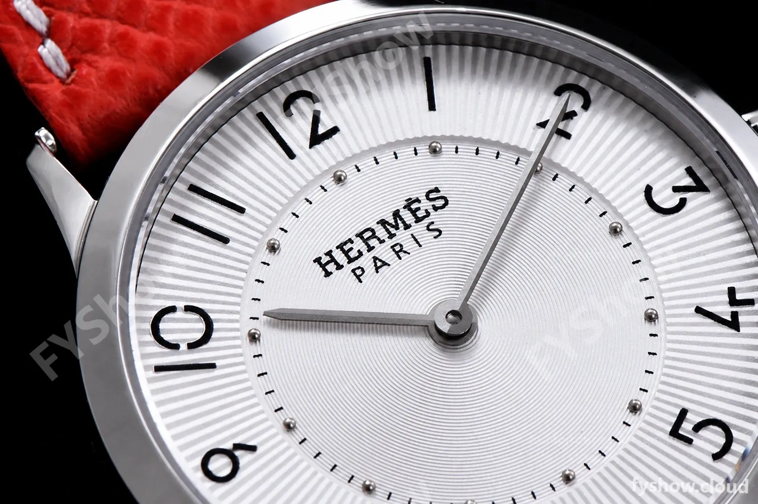 Hermes Slim D Series SS/LE BVF Wht/Red Quartz - Image 5