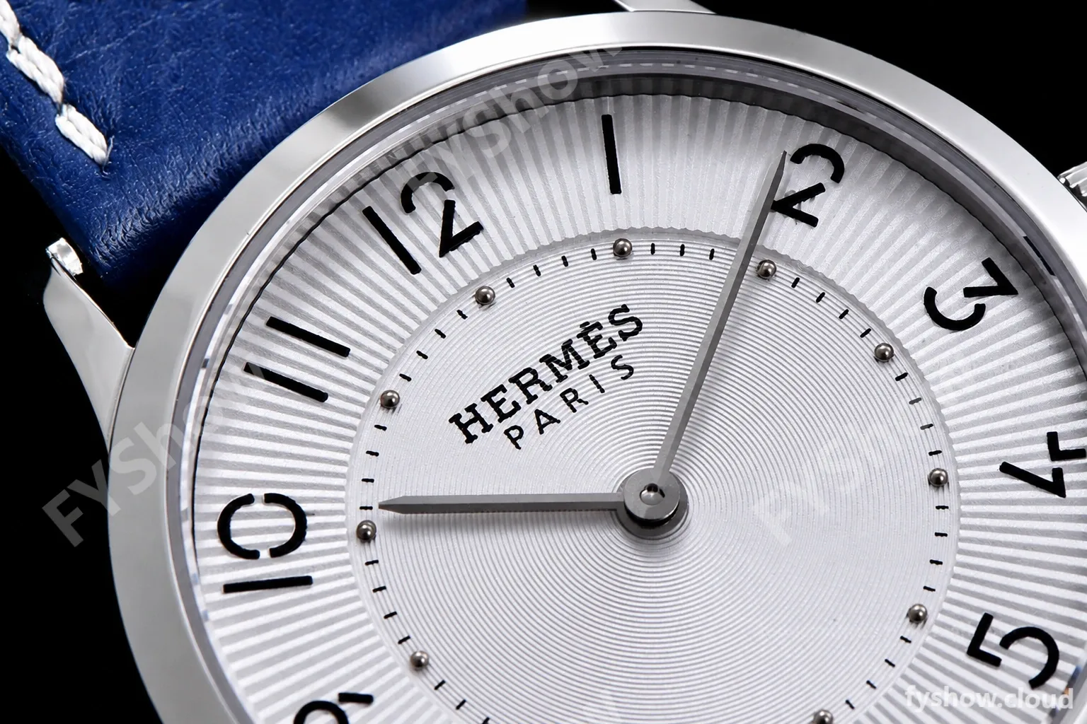 Hermes Slim D Series SS/LE BVF Wht/Blu Quartz - Image 5