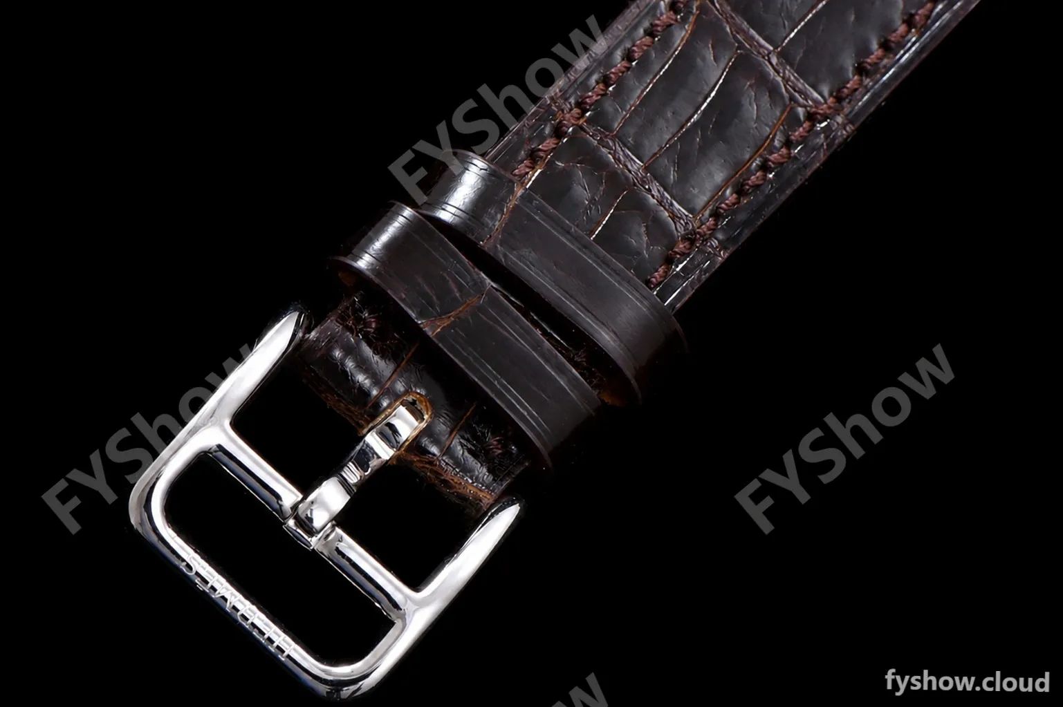 Hermes Slim D Series SS/LE BVF Wht/Blk Quartz - Image 7