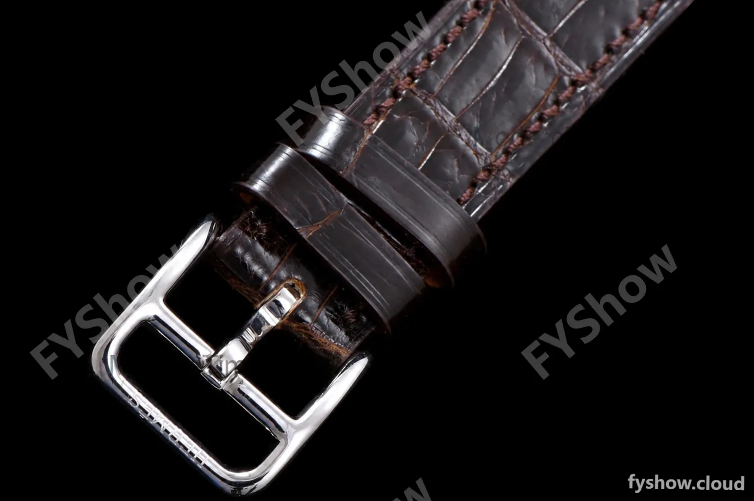 Hermes Slim D Series SS/LE BVF Wht/Bro Diams Quartz - Image 6