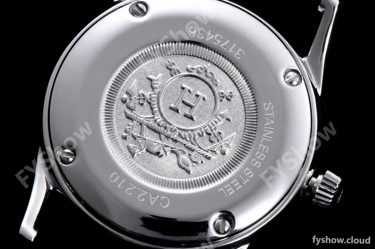 Hermes Slim D Series SS/LE BVF Wht/Blu Quartz - Image 9