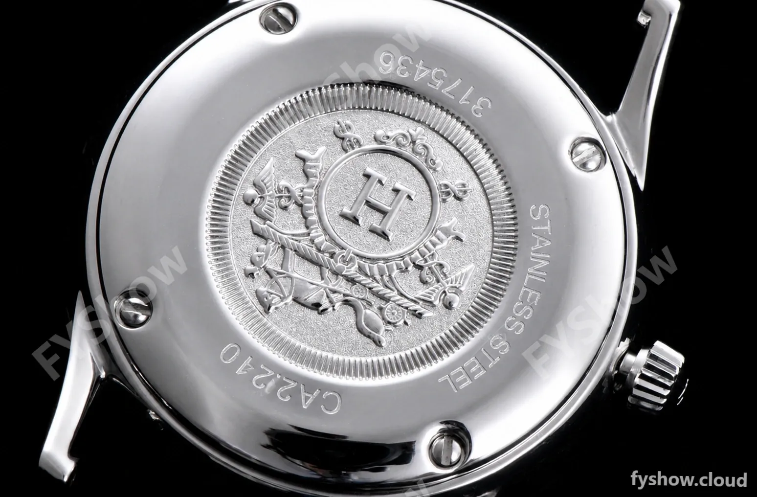 Hermes Slim D Series SS/LE BVF Wht/Red Quartz - Image 9