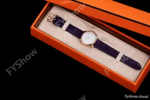 Hermes Slim D Series RG/LE BVF Wht/Per Quartz