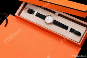 Hermes Slim D Series RG/LE BVF Wht/Blk Quartz