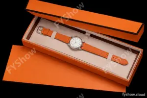 Hermes Slim D Series RG/LE BVF Wht/Bro Diams Quartz