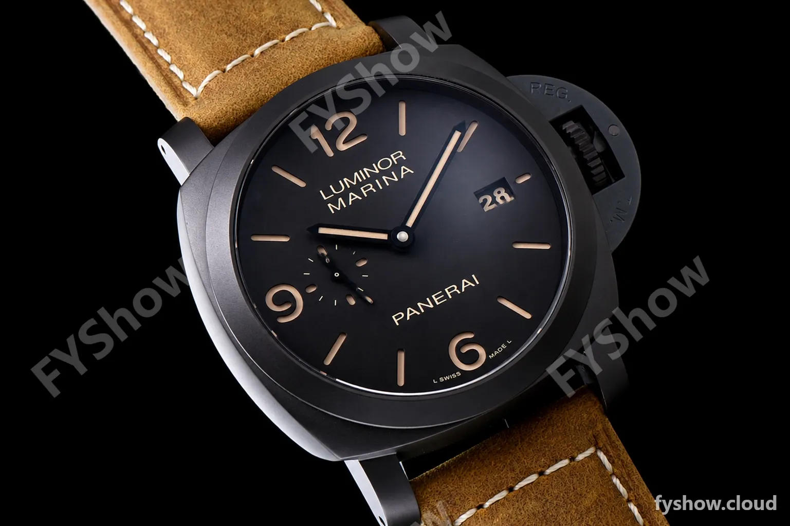 Panerai Luminor 1950 Series Cer/LE Blk/Bro VSF P.9001 Automatic PAM00386 - Image 2