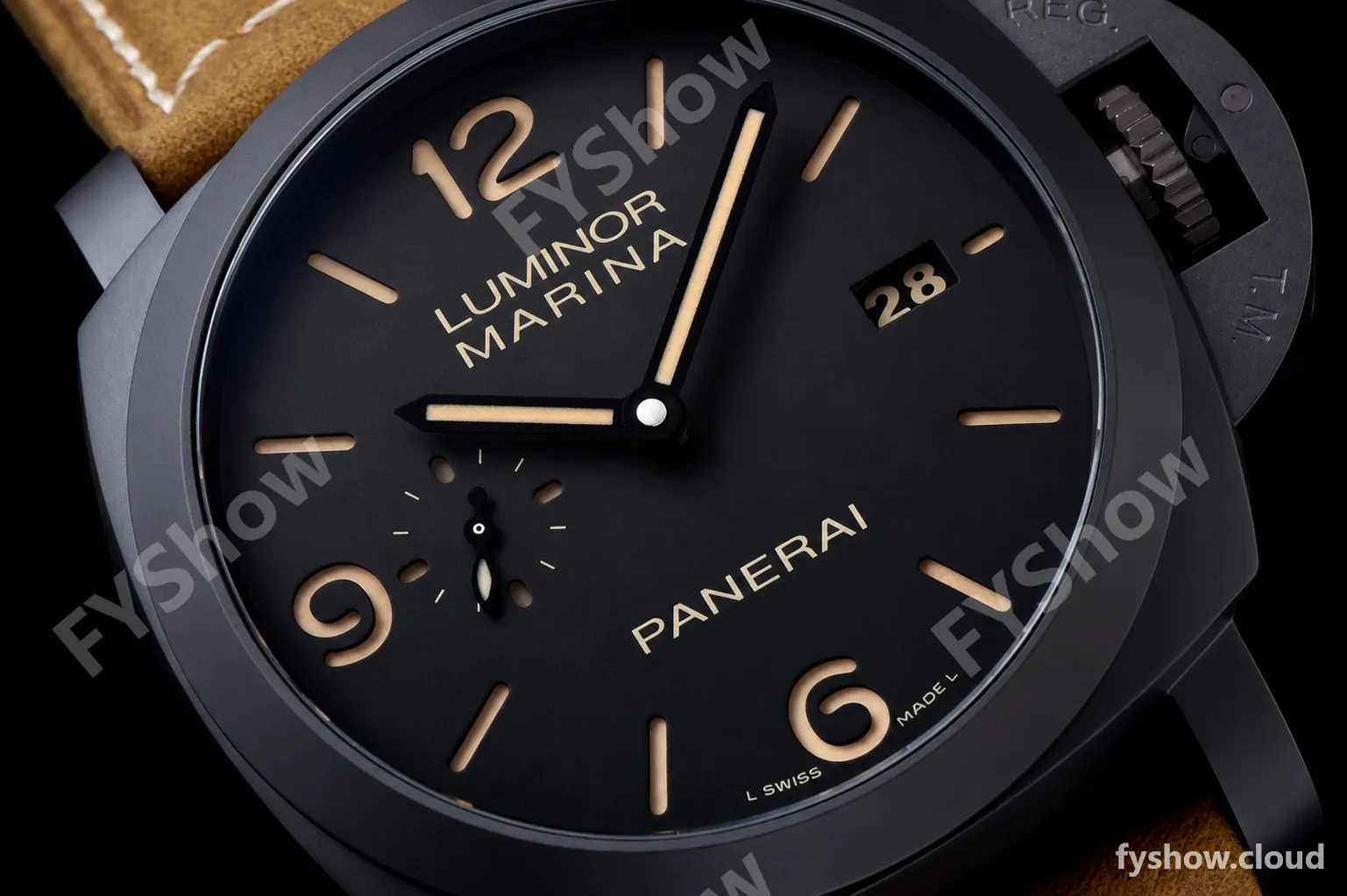 Panerai Luminor 1950 Series Cer/LE Blk/Bro VSF P.9001 Automatic PAM00386 - Image 4