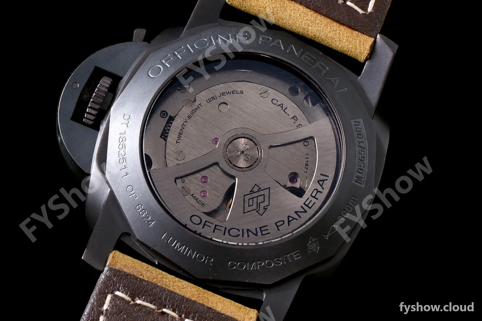 Panerai Luminor 1950 Series Cer/LE Blk/Bro VSF P.9001 Automatic PAM00386 - Image 9