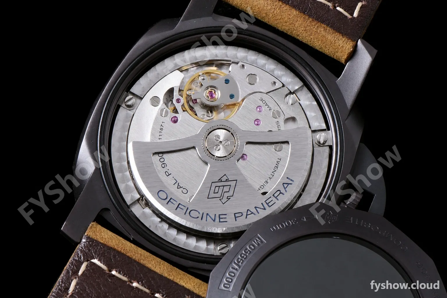 Panerai Luminor 1950 Series Cer/LE Blk/Bro VSF P.9001 Automatic PAM00386 - Image 10