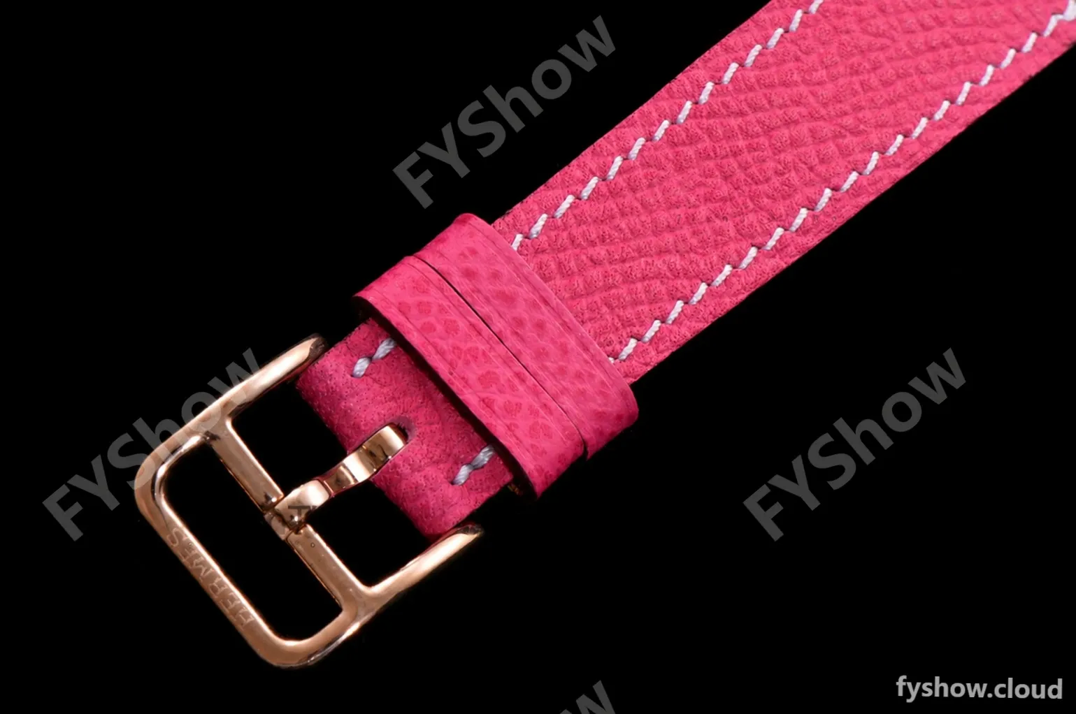 Hermes Slim D Series RG/LE BVF Wht/Pin Diams Quartz - Image 7