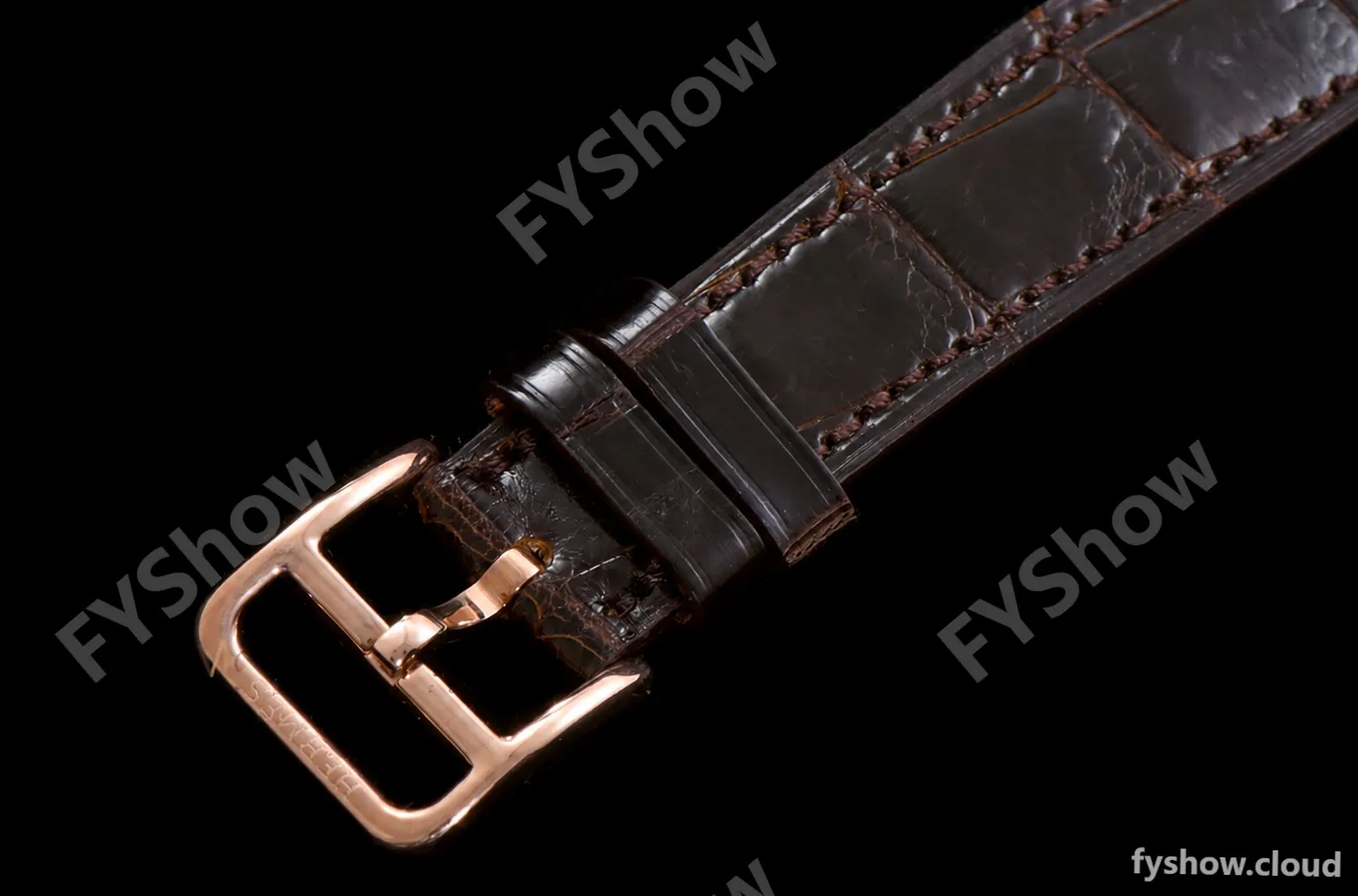 Hermes Slim D Series RG/LE BVF Wht/Bro Quartz - Image 5