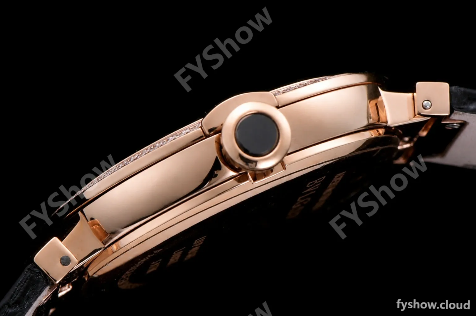 Bvlgari LVCEA Series RG/LE Blk/Blk Diams BVF Automatic - Image 4