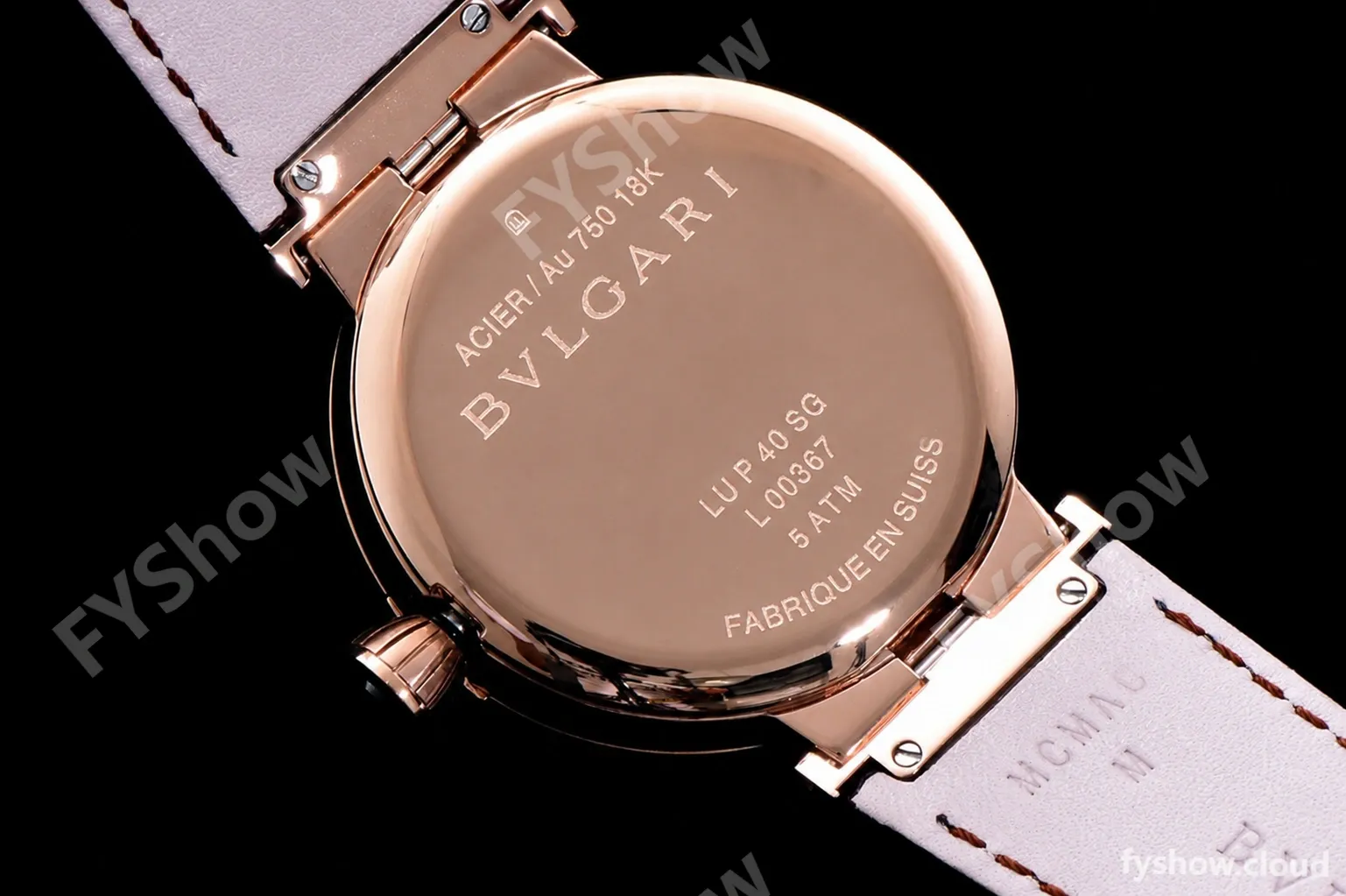 Bvlgari LVCEA Series RG/LE Blk/Blk Diams BVF Automatic - Image 3