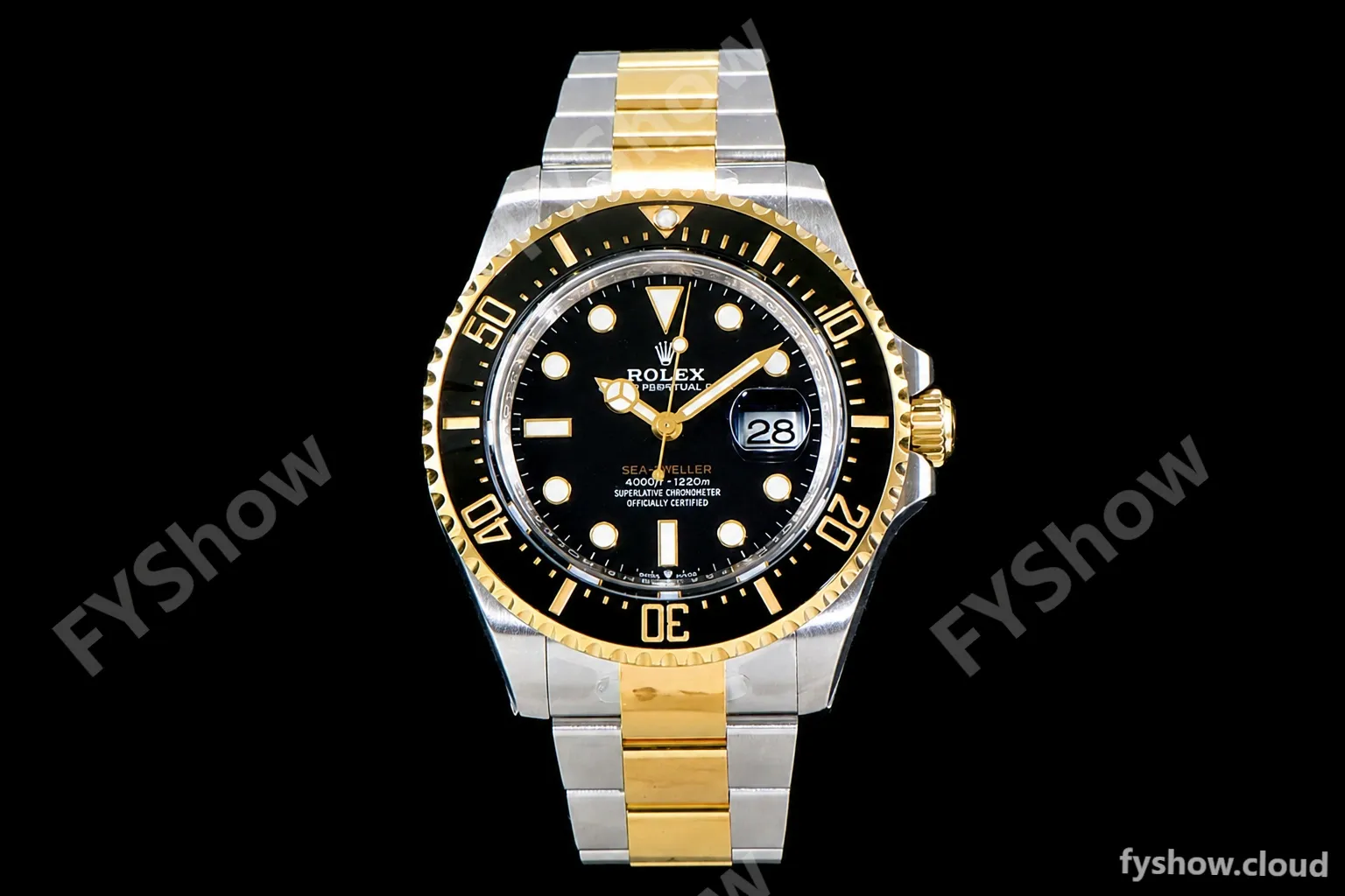 Rolex Sea Dweller Series SS/SS Ceramic YG/SS Ceramic Black ARF Automatic Cal.ASIA2836-2 126603-0001 904L V3