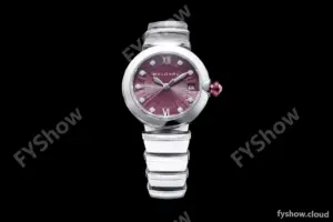Bvlgari LVCEA Series SS/SS Red BVF Automatic/Quartz 102199 LU33WSSD/11