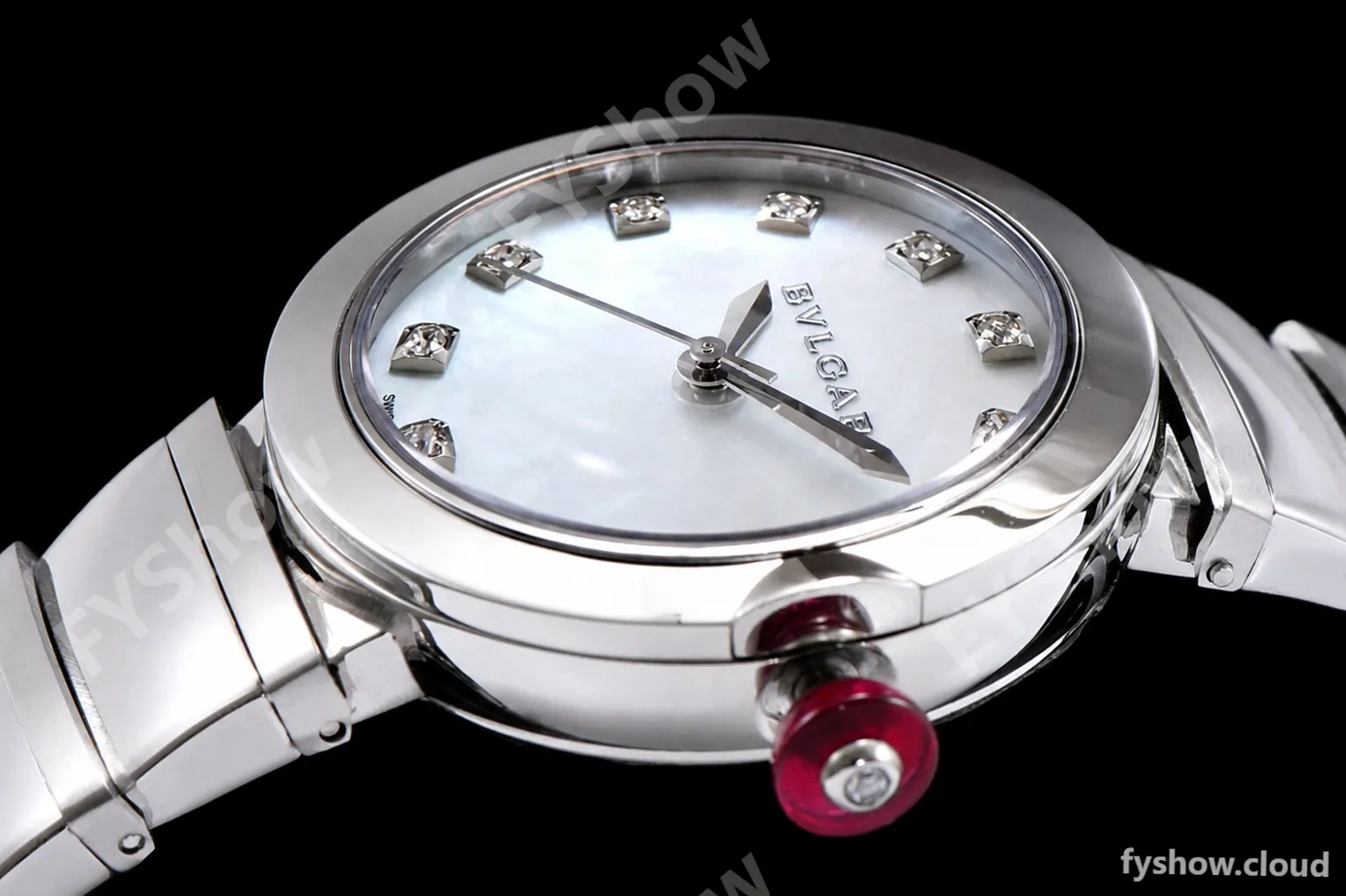 Bvlgari LVCEA Series SS/SS Wht BVF Automatic/Quartz 102199 LU33WSSD/11 - Image 4