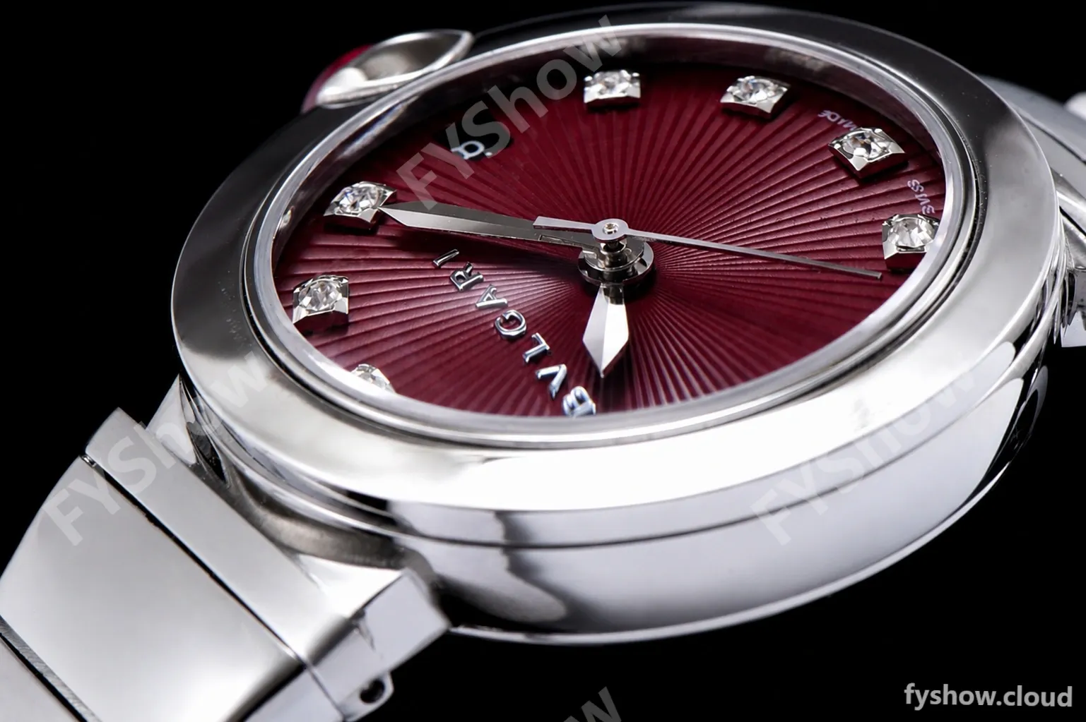 Bvlgari LVCEA Series SS/SS Red BVF Automatic/Quartz 102199 LU33WSSD/11 - Image 5